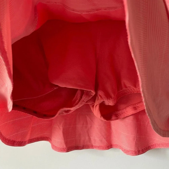 Athleta Swagger Mini Skort Skirt Coral Pink  Sz Small - Picture 3 of 6